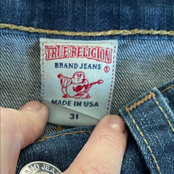 True Religion Ricky Distressed Blue Jeans - Picture 6 of 13